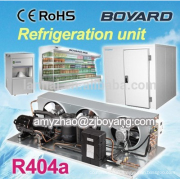 condensing units for small blast freezer with hermetic refrigeration compressor